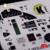 KELIK K48082 FM-1 Wildcat/Martlet Mk.V interior 3D decals for Tamiya kit 1/48