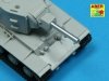Aber 72L-40 Lufa 152,4 mm M-10S do czołgu KW-II / Russian 152,4 mm M-10S tank barrel for KV-II 1/72