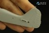 Quinta Studio QRV-016 Single riveting rows (rivet size 0.15 mm, gap 0.6 mm, suits 1/48 scale), White color, total length 6.2 m/20 ft
