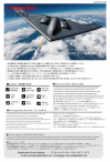 Modelcollect UA72214 USAF B-2A Spirit Stealth Bomber with AGM-158 missile 1/72