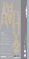 Pontos 35020WD1 HMS Hood Wooden Deck set Type 1 (1:350)