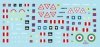 Star Decals 72-A1094 British Royal Artillery in Italy. M7 Priest HMC, Sherman Command Tank, M3A1 Halftrack. 1/72