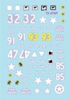 Star Decals 72-A1169 US 6th Armored Division 3. The Super-Sixth in Europe 1944-45. Tank Mix 1/72