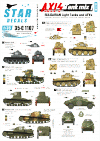 Star Decals 35-C1107 Axis & Eastern European Tank Mix 1 1/35
