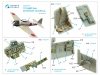 Quinta Studio QD72171 A6M3 Zero 3D-Printed & coloured Interior on decal paper (Tamiya) 1/72