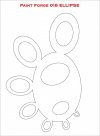 Paint Forge PFST018M STENCIL - ELLIPSE