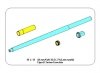 Aber 16L-12 Lufa 88 mm KwK 43/3 L/71 do Tiger B Serien-Turm / 88 mm KwK 43/3 L/71 (Late model) Tiger B Serien-Turm late 1/16