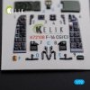 KELIK K72108 F-16 CG/CJ interior 3D decals for Academy kit 1/72