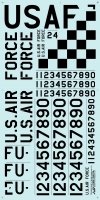 HobbyDecal TC32025V1 USAF F-86 Tail Codes ver 1 1/32