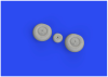 Eduard 648719 Pe-2 wheels ZVEZDA 1/48