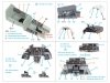 Quinta Studio QDS+48488 F-4D early Phantom II 3D-Printed & coloured Interior on decal paper (Academy) (Small version) (with 3D-printed resin parts) 1/48