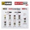 AMMO of Mig Jimenez 6601 How to paint WWII German winter vehicles (Solution book)  Multilingual