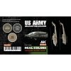 AK Interactive RCS121 US Army Helicopter Colors 3x17ml