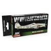 AK Interactive RCS103 WWII Luftwaffe Late War Colors 6x17ml
