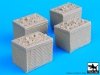Black Dog D35017 Sandbag armored wall 3 1/35