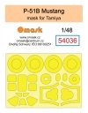 Omask 54036 P-51B Mustang mask (for Tamiya) 1/48