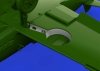 Eduard 672322 Bf 109F wheel bays rounded PRINT EDUARD 1/72