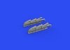 Eduard 648668 Spitfire Mk.V three-stacks exhausts fishtail EDUARD 1/48