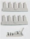 Pontos 35023FB USS BB-34 New York 1944 Detail-up set (w/Teak Blue Deck, Barrels, Resin,PE)