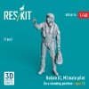 RESKIT RSF48-0076 Rafale (C, M) male pilot (in a standing position - type 2) (1 pcs) (3D Printed) 1/48