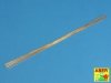 Aber BR06 Brass round rods 0,60 mm length 250 mm x 8 pcs.