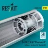 RESKIT RSU32-0194 F-4 (B, C, D, N) Phantom II exhaust nozzles for Tamiya kit (3d Printed) 1/32