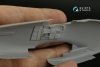 Quinta Studio QDS-48364 F-82G Twin Mustang 3D-Printed & coloured Interior on decal paper (Modelsvit) (Small version) 1/48