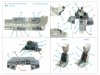 Quinta Studio QD+48058 Tornado F.3 3D-Printed & coloured Interior on decal paper (Revell) (with 3D-printed resin parts) 1/48