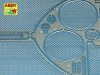 Aber 35G12 Grilles for german tank Sd.Kfz. 182 King Tiger (Porsche Turret) (1:35)