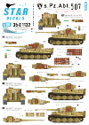 Star Decals 35-C1132 s.Pz.Abt. 507 Tiger I. 1/35