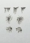 RT-Diorama 35610 Airbrush Stencil: Splashes and Leaks 1/35