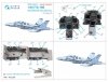 Quinta Studio QDS-48345 F/A-18B 3D-Printed & coloured Interior on decal paper (Hasegawa) (Small version) 1/48