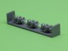 Master SM-350-094 USN 40 mm/56 Bofors quadruple mount ver.2 / with Mk-51 director - (resin, PE and turned parts) - (6pcs) 1:350 