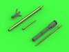 Master AM-72-110 Mi-24 (Hind D/E) - JakB-12.7 machine gun barrel and DUAS probe (metal and resin parts) 1:72