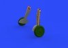 Eduard 648309 Bf 109G undercarriage legs BRONZE EDUARD 1/48