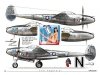 Kagero 15040 Pacific Lightnings Part I (kalkomania) PL/EN