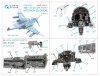 Quinta Studio QDS-48342 F-4G late 3D-Printed & coloured Interior on decal paper (Meng) (Small version) 1/48