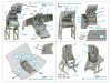 Quinta Studio QD48430 Westland Sea King HAS.5 3D-Printed & coloured Interior on decal paper (Airfix) 1/48