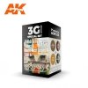 AK Interactive AK11680 3G BRITISH ARMY COLORS NORTH-WEST EUROPE 1941-1944 4x17 ml