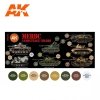 AK Interactive AK11653 3G MERDC CAMOUFLAGE COLORS 8x17 ml
