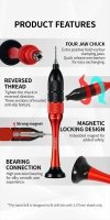 DSPIAE AT-SHD Precision Aluminum Alloy Hand Drill Set / Zestaw wiertarki ręcznej i precyzyjnych wierteł ze stopu aluminium