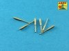 Aber 35L-221 Set of barrels for US M16A1 or M231 5,56mm gun barrels x 6 pcs. 1/35