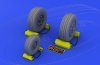 Eduard 648017 F-22A wheels 1/48 (Hasegawa)
