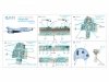 Quinta Studio QDS-48447 MiG-21UM 3D-Printed coloured Interior on decal paper (Trumpeter) (Small version) 1/48