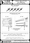 Master AM-32-101 Angle of Attack Probes US Type (5pcs) (1:32)