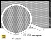 Aber S-23 Net with hexagonal mesh 1,1 x 1,0 mm