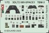 Eduard 3DL72065 TBM-3 SPACE HOBBY BOSS 1/72
