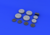 Eduard 648248 MiG-31 wheels 1/48 AMK
