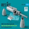RESKIT RS72-0470 SUU-16A 20mm gun pod (open gun bay) with centerline pylon for F-4 Phantom II (C,D) (1 pcs) (3D Printed) 1/72