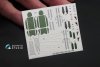 Quinta Studio QD48007 Yak-130 3D-Printed & coloured Interior on decal paper (for Zvezda kits) 1/48
